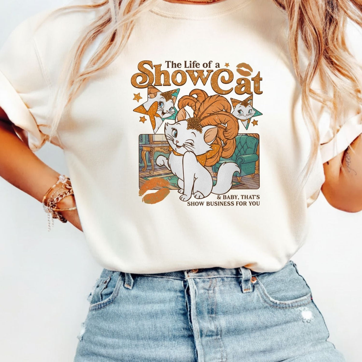 Vintage Showcat Shirt - The Life of a Show Cat Tee - Retro product image 3