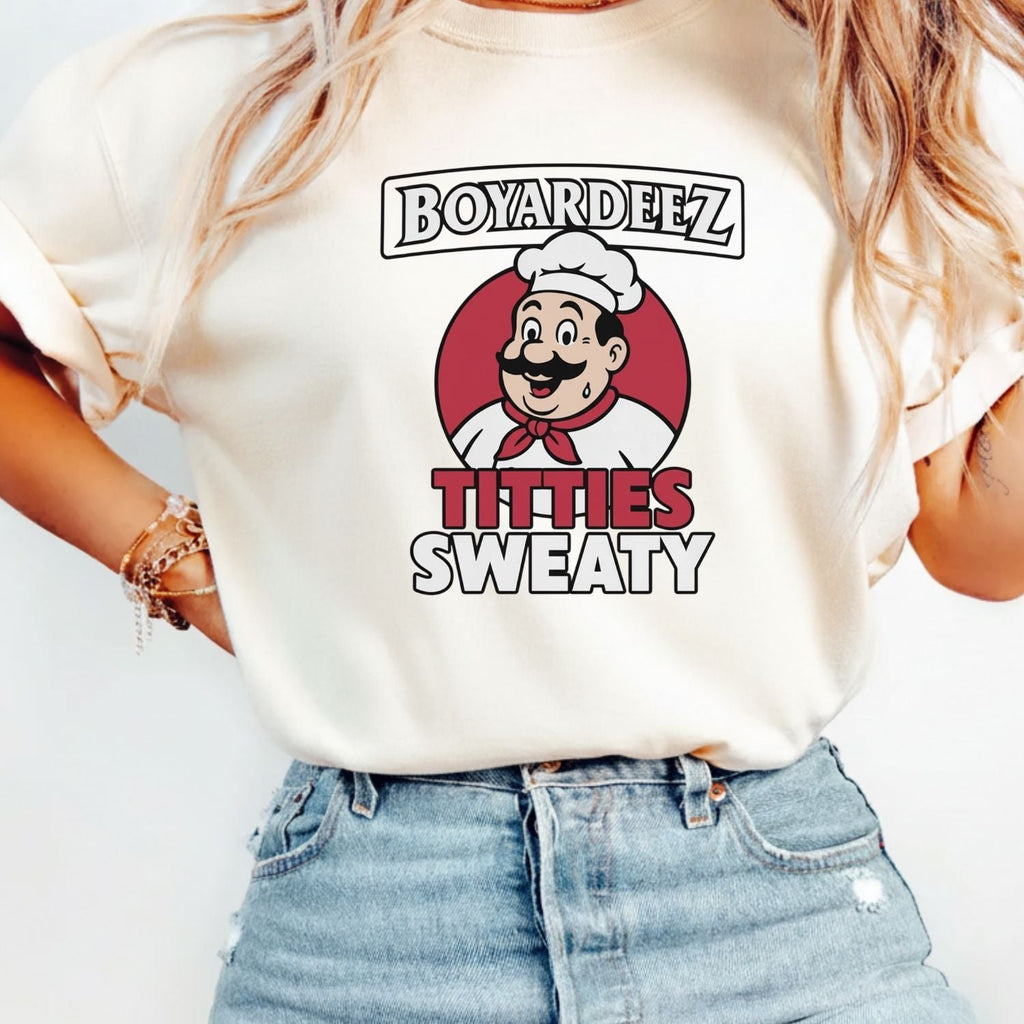 Retro Funny Boyardeez Nutz Sweaty Meme T-Shirt product image 2