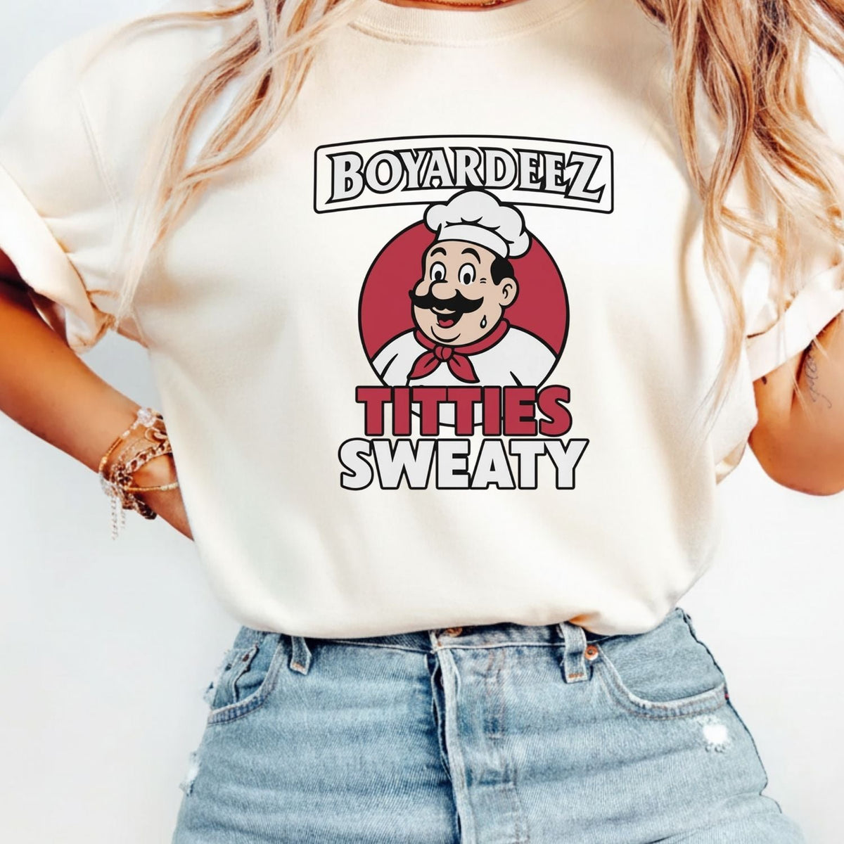 Retro Funny Boyardeez Nutz Sweaty Meme T-Shirt product image 2