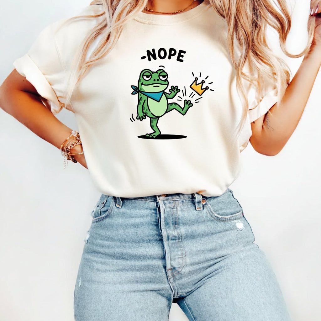 No Kings Portland Frog T-Shirt - Unisex Streetwear Graphic product image 2