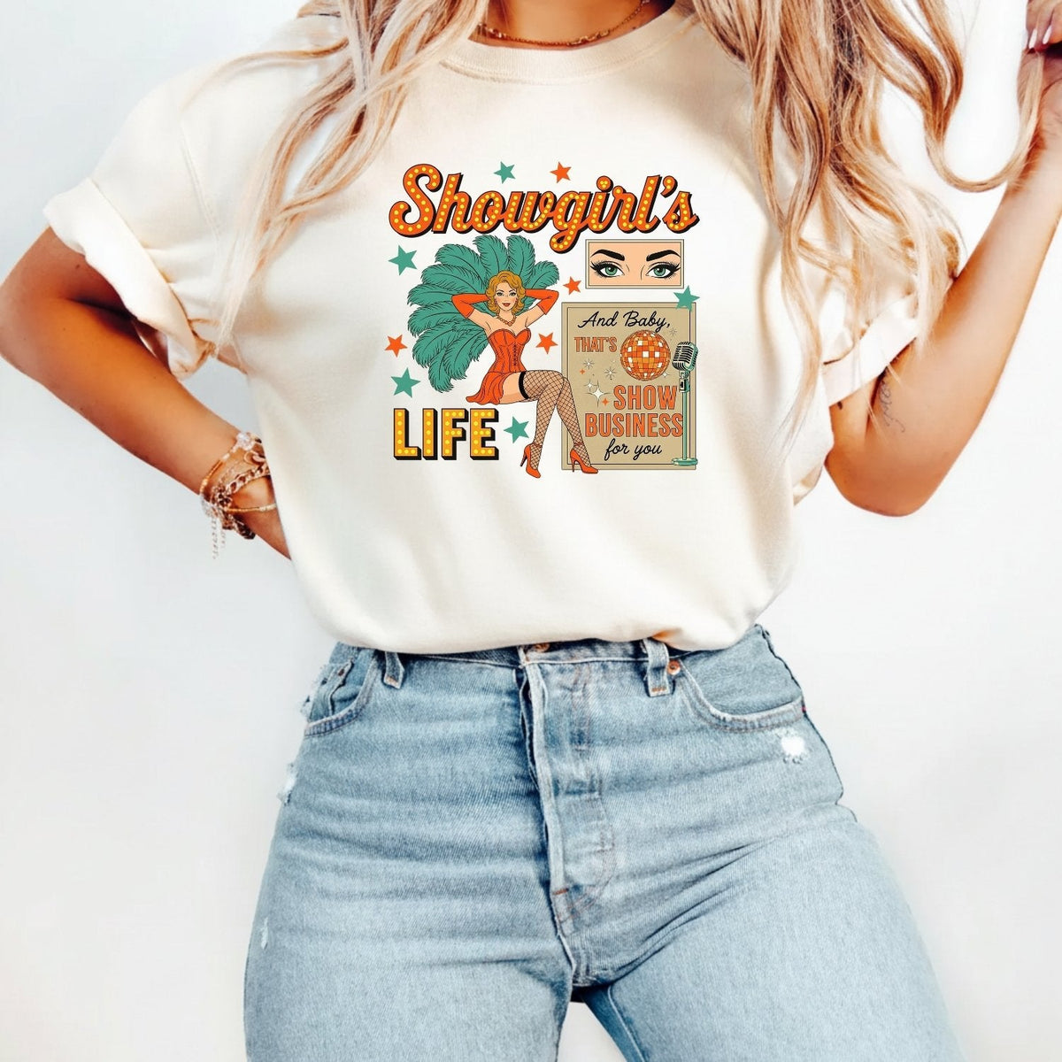 Showgirl Life Era T-Shirt – Retro Era-Inspired Graphic Tee product image 12