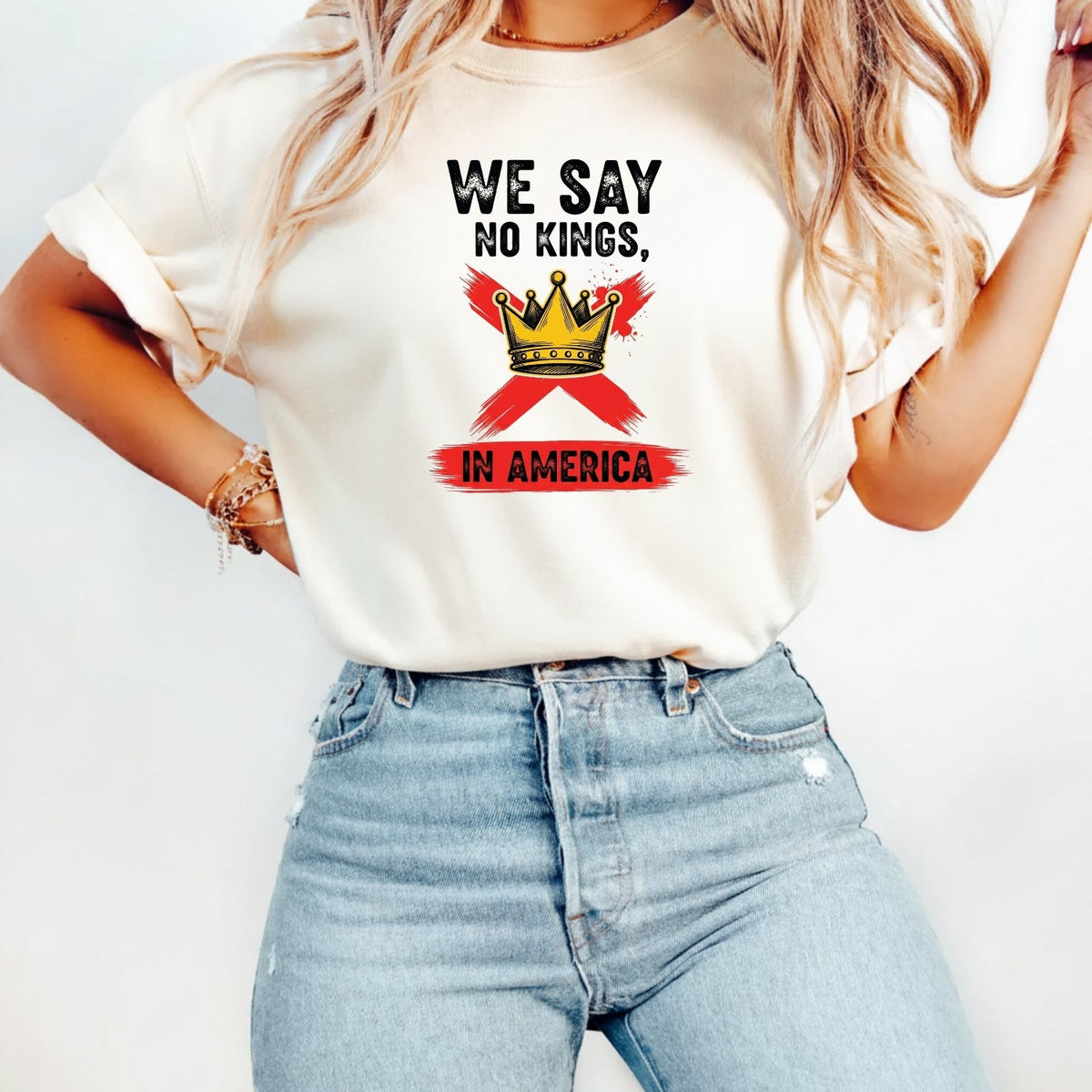 No Kings Day 2.0 T-Shirt – Liberty Inspired Patriotic product image 2