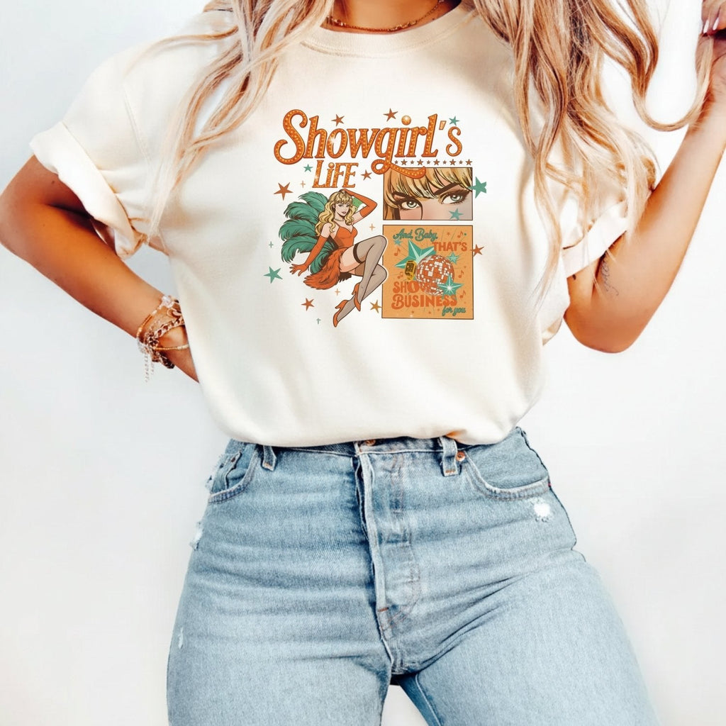 Showgirl Life Era T-Shirt – Vintage Aesthetic Graphic Tee product image 10