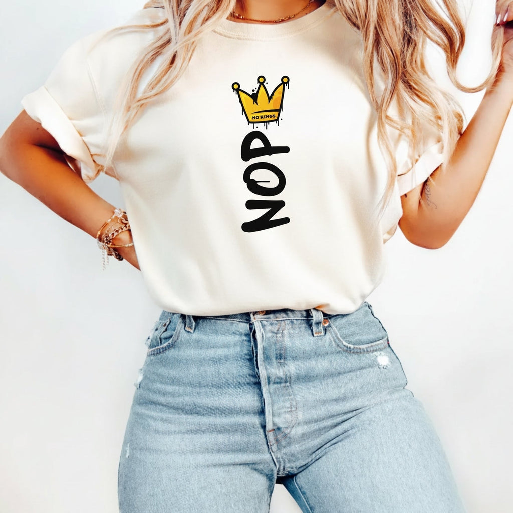 Crown No Kings Shirt – American Democracy Graphic Tee product image 6