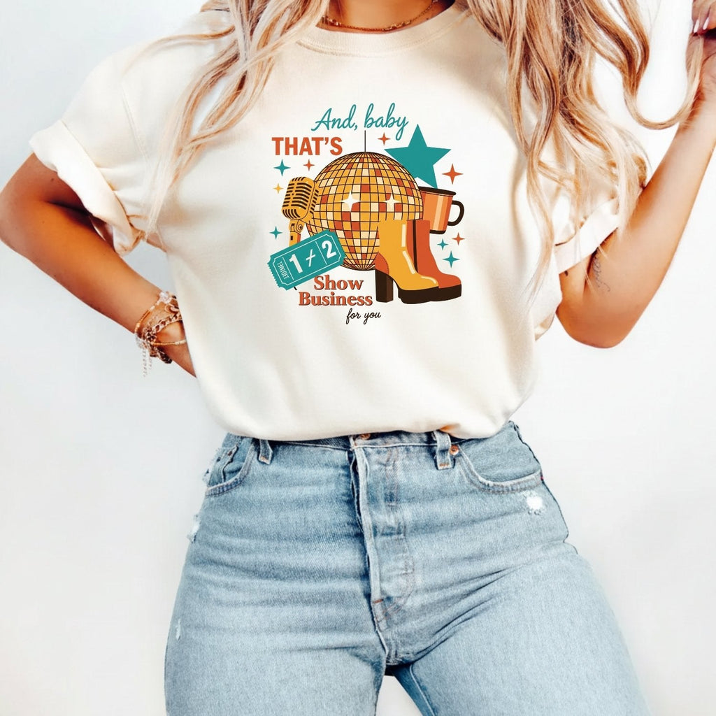 Showgirl Life T-Shirt – Retro Show Business Classic Graphic product image 6