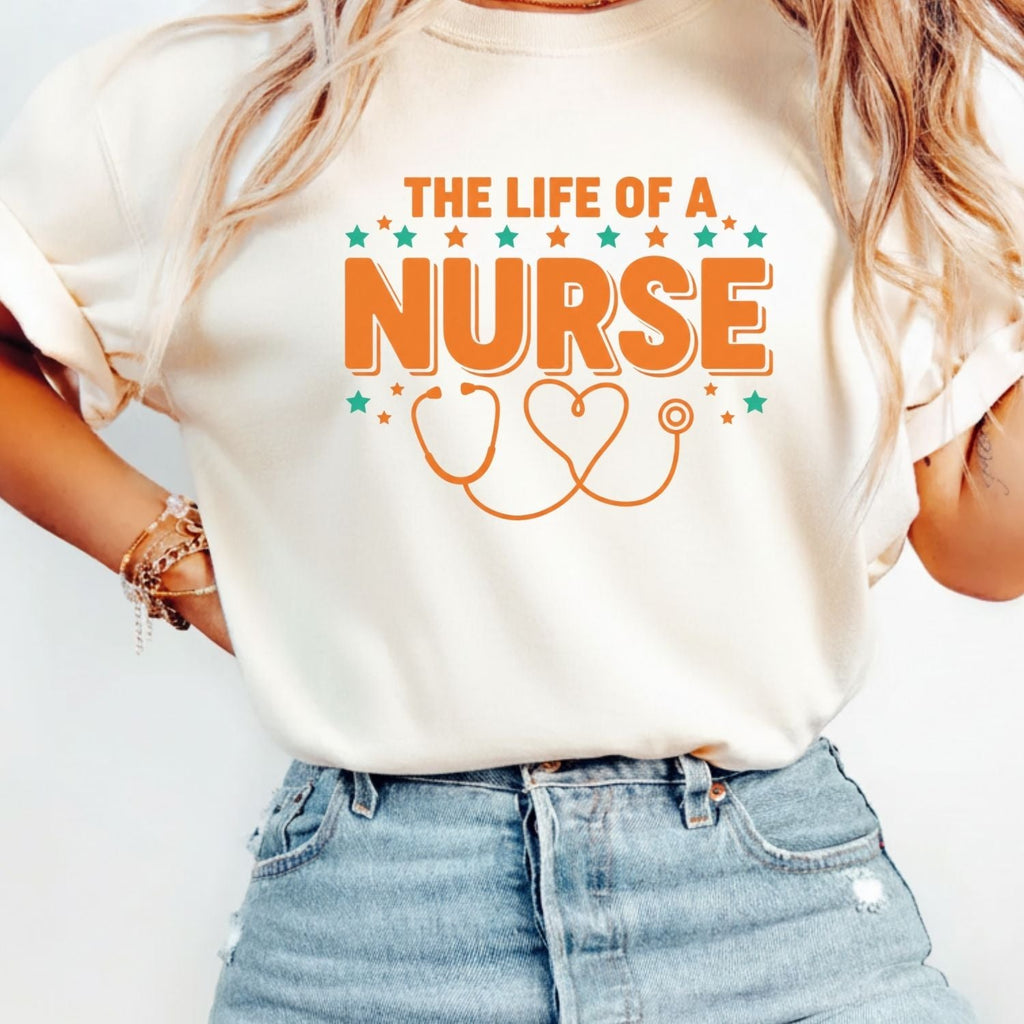 The Life of a Nurse Shirt - Showgirl Tee - Cute product image 10