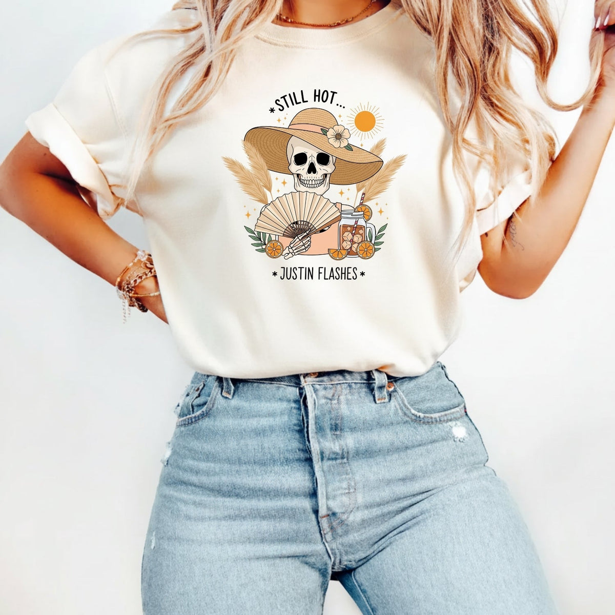 I’m Still Hot It Just Comes in Flashes Shirt – Funny product image 2