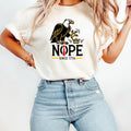 No Kings in America Shirt – Bald Eagle Graphic Tee – Funny product image 1