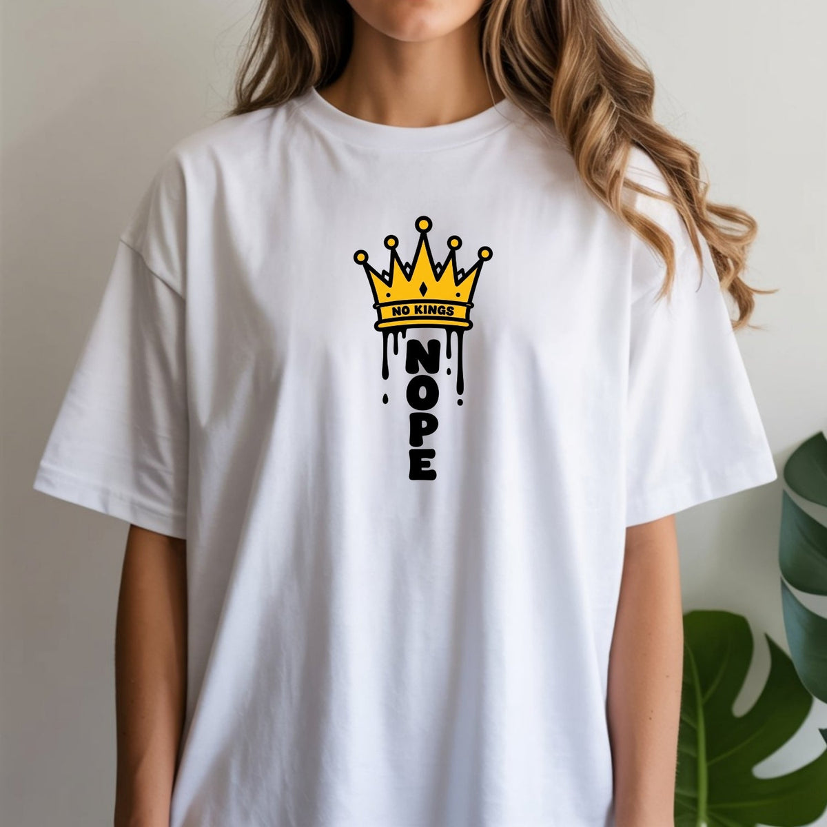 No Kings T-Shirt – Crown Graphic Tee, Patriotic Freedom product image 3