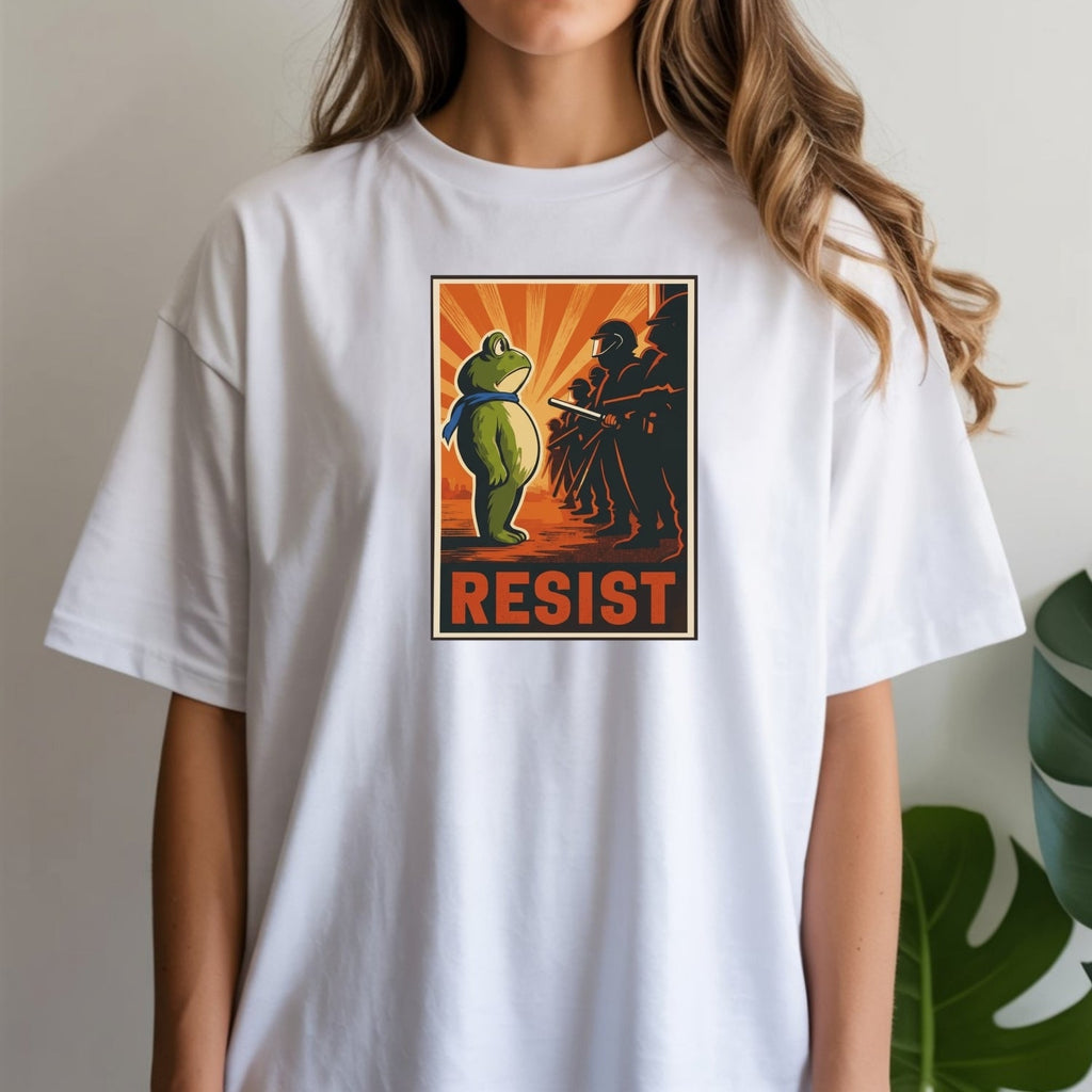 Portland Frog Shirt – Funny Rebel Graphic Tee – No Kings in product image 13