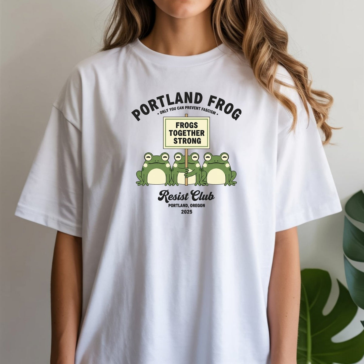 Funny Portland Frog Strong Together Tee – Rebellious Meme product image 3