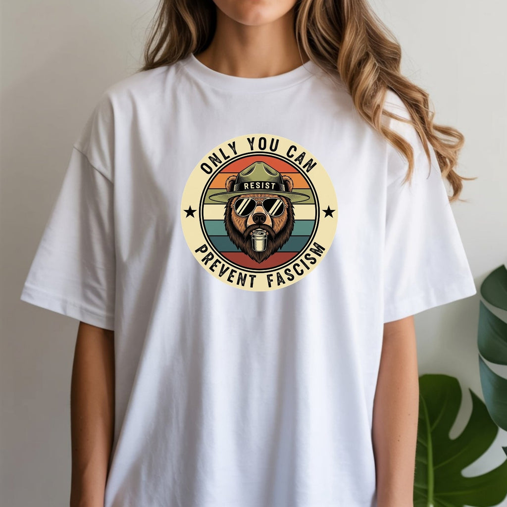 Retro Forest Ranger Bear T-Shirt – Funny Environmental product image 17