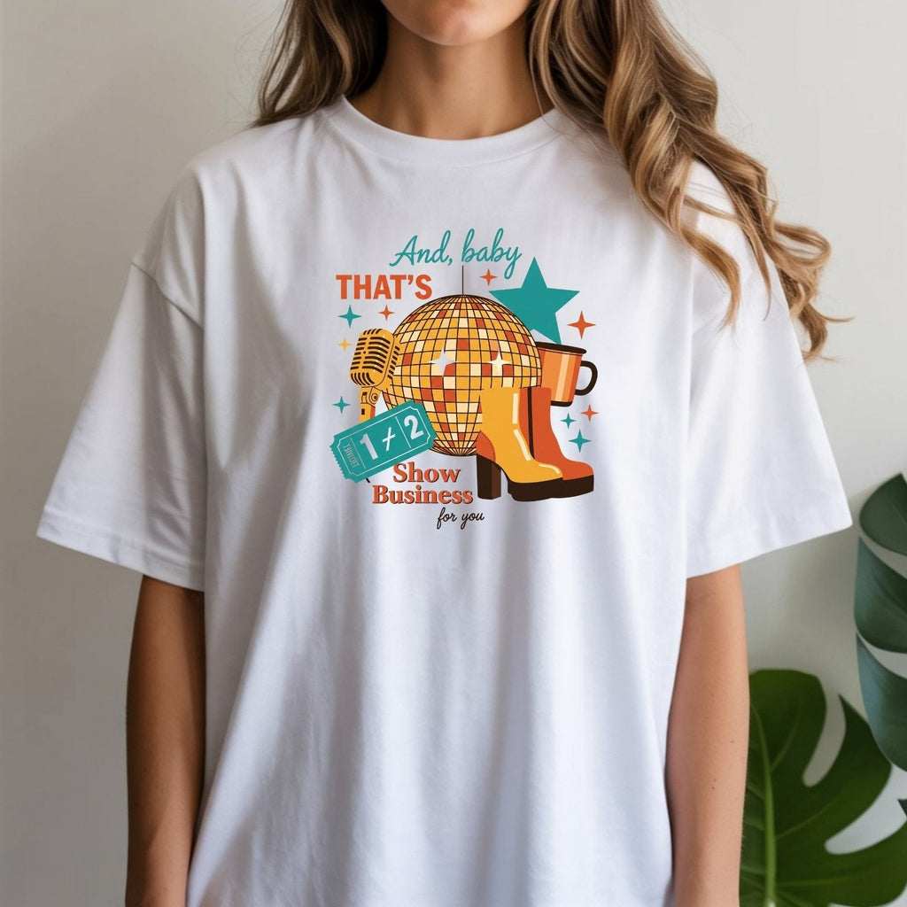 Showgirl Life T-Shirt – Retro Show Business Classic Graphic product image 7