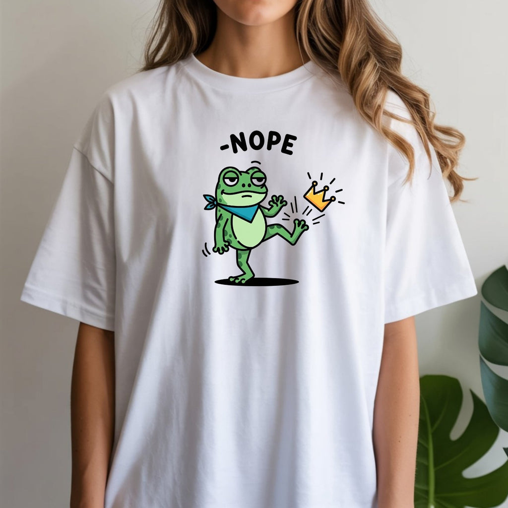 No Kings Portland Frog T-Shirt - Unisex Streetwear Graphic product image 3