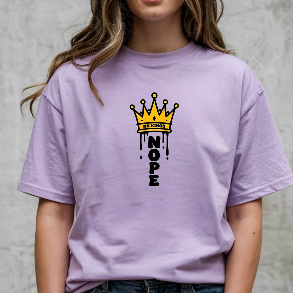 No Kings T-Shirt – Crown Graphic Tee, Patriotic Freedom product image 4