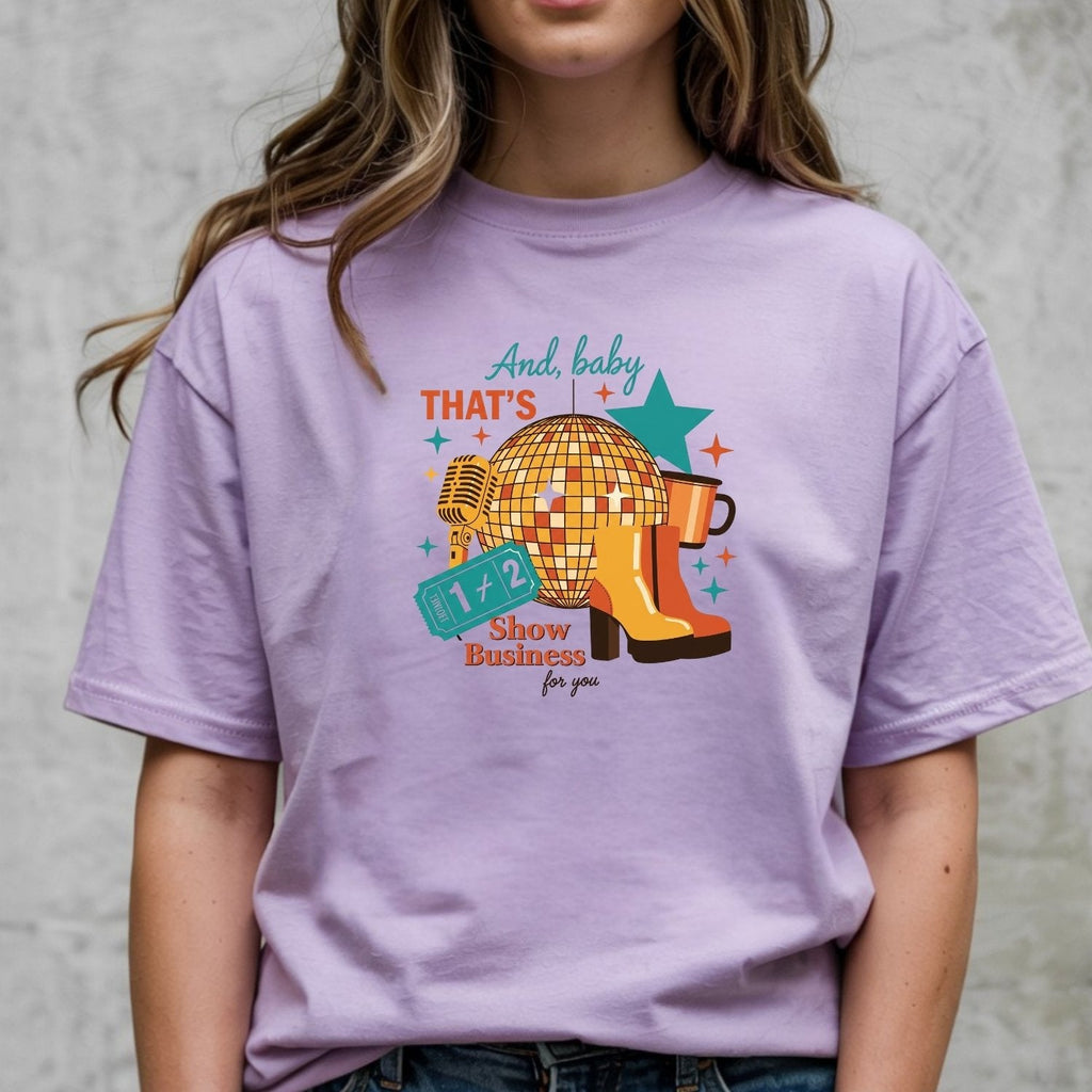 Showgirl Life T-Shirt – Retro Show Business Classic Graphic product image 8