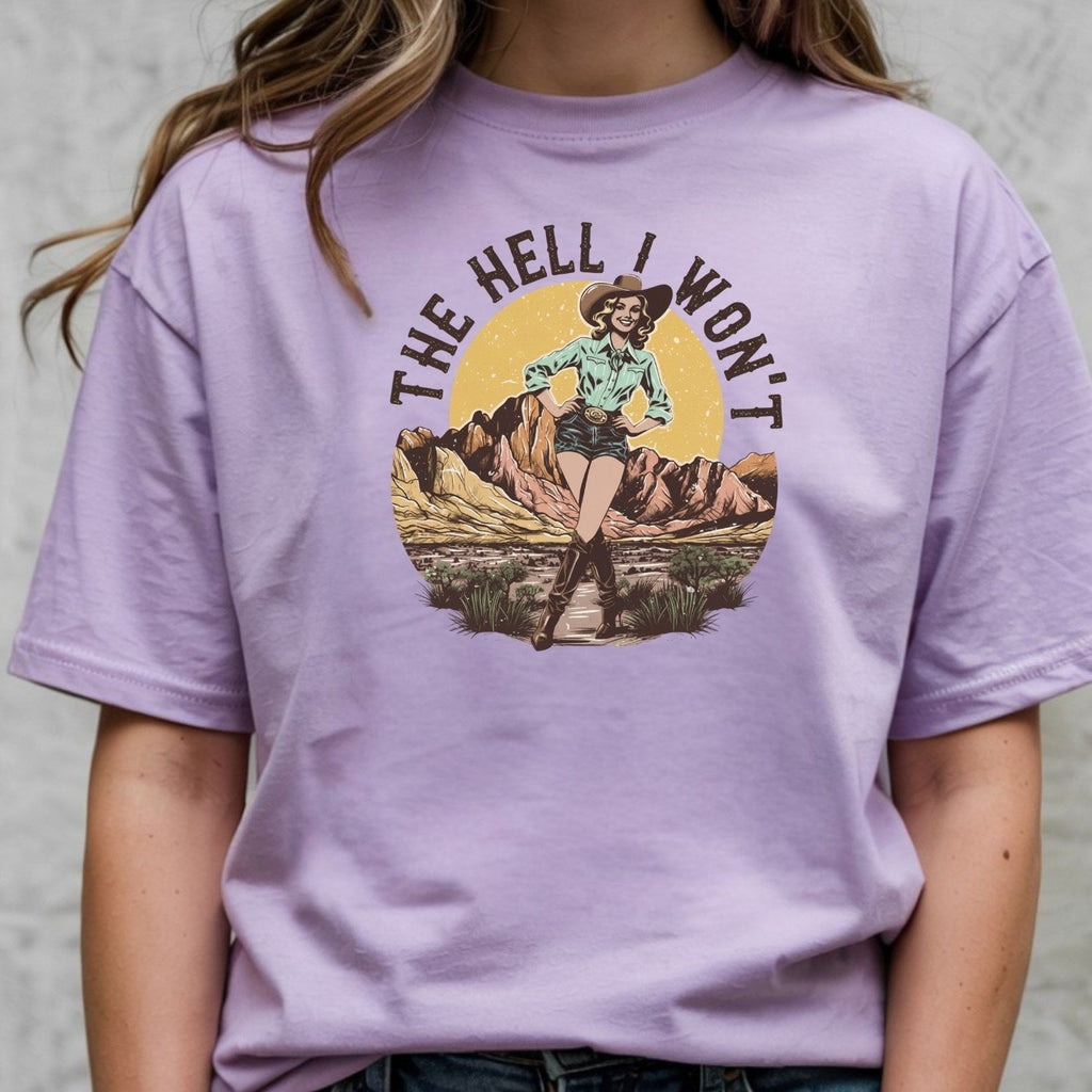 The Hell I Won’t T-Shirt – Retro Feminist Tee, Equality & product image 4