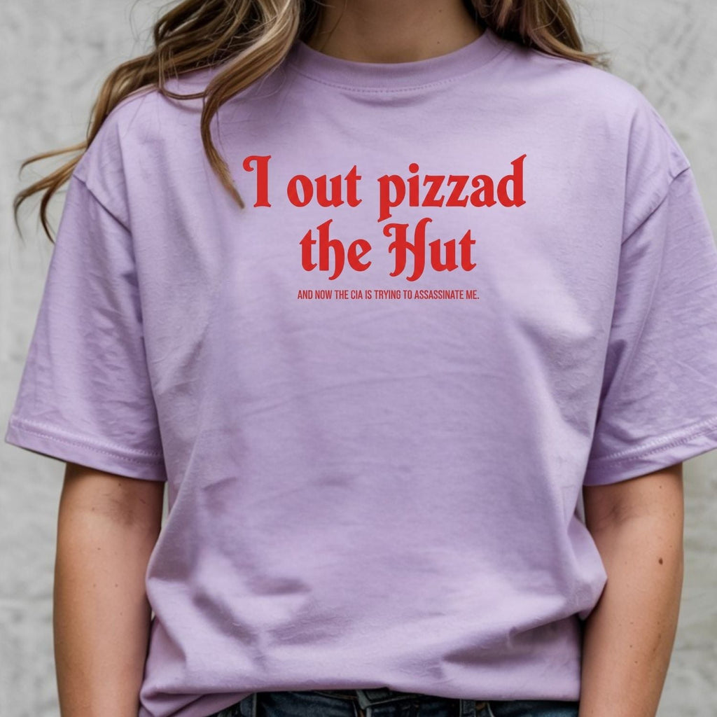 I Out Pizza the Hut CIA Assassinate Me T-Shirt - Retro Y2K product image 14