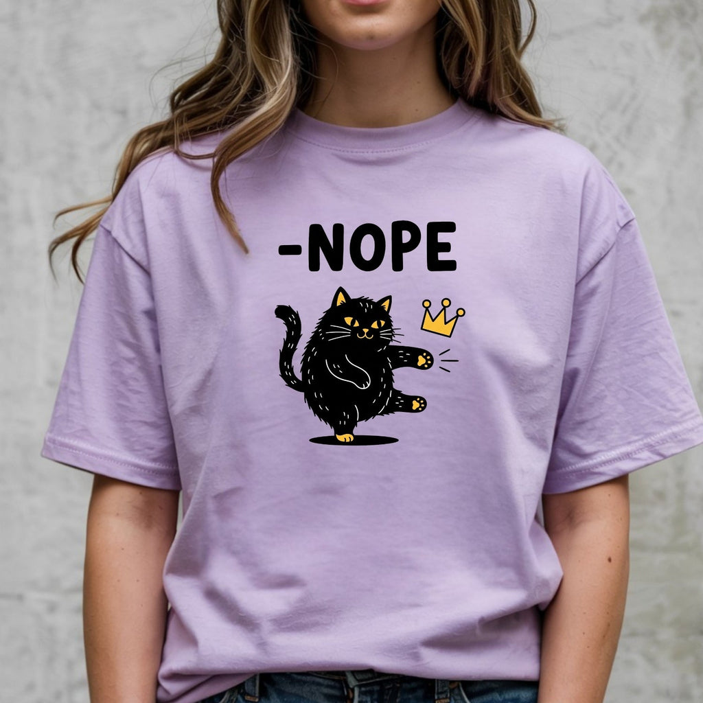 Black Cat Parody T-Shirt – No Kings in America Funny Satire product image 4