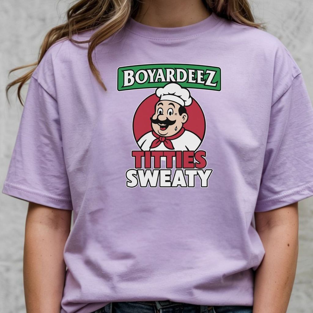 Retro Boyardeez Titties Sweaty Meme Tee - Funny Graphic product image 18