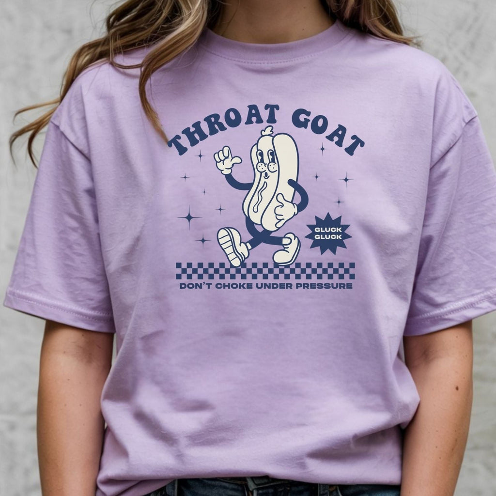 Funny Throat Goat Meme T-Shirt - Retro Inappropriate Shirt product image 4