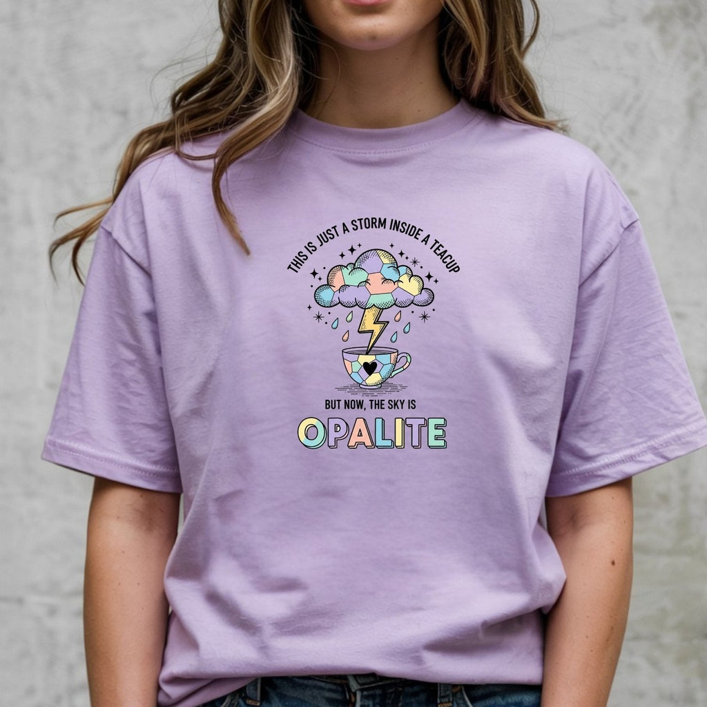 Storm in a Teacup Shirt – Opalite Sky Romantic Graphic Tee product image 4