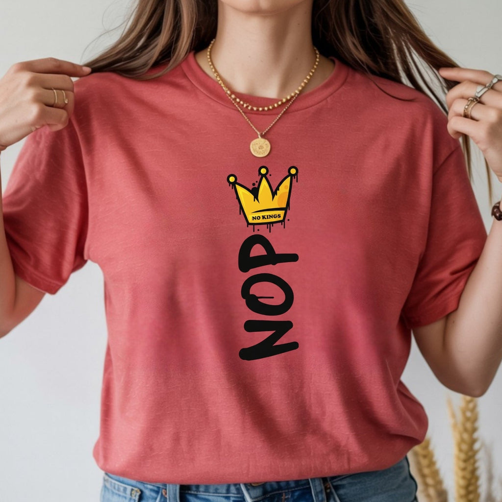 Crown No Kings Shirt – American Democracy Graphic Tee product image 9