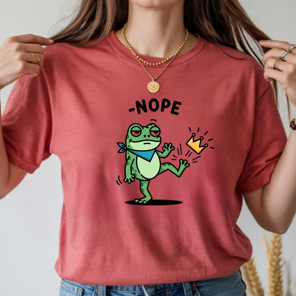 No Kings Portland Frog T-Shirt - Unisex Streetwear Graphic product image 5