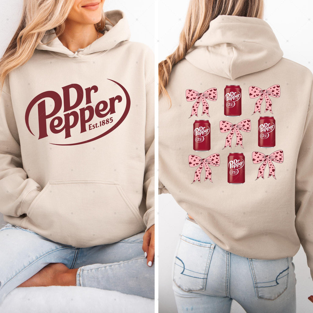 Dr Pepper Two-Sided Sweatshirt – Coquette Soda Lover product image 1
