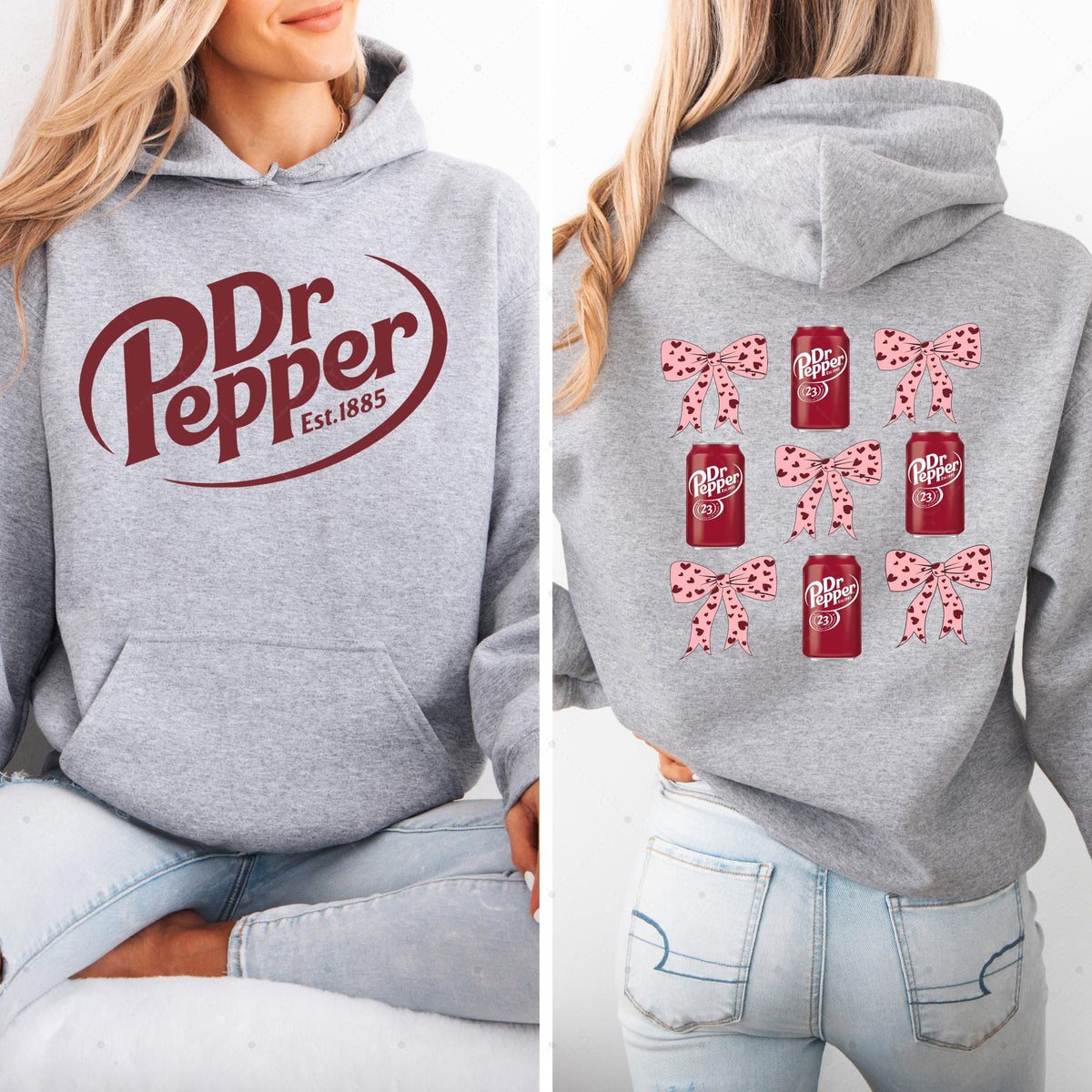 Dr Pepper Two-Sided Sweatshirt – Coquette Soda Lover product image 6
