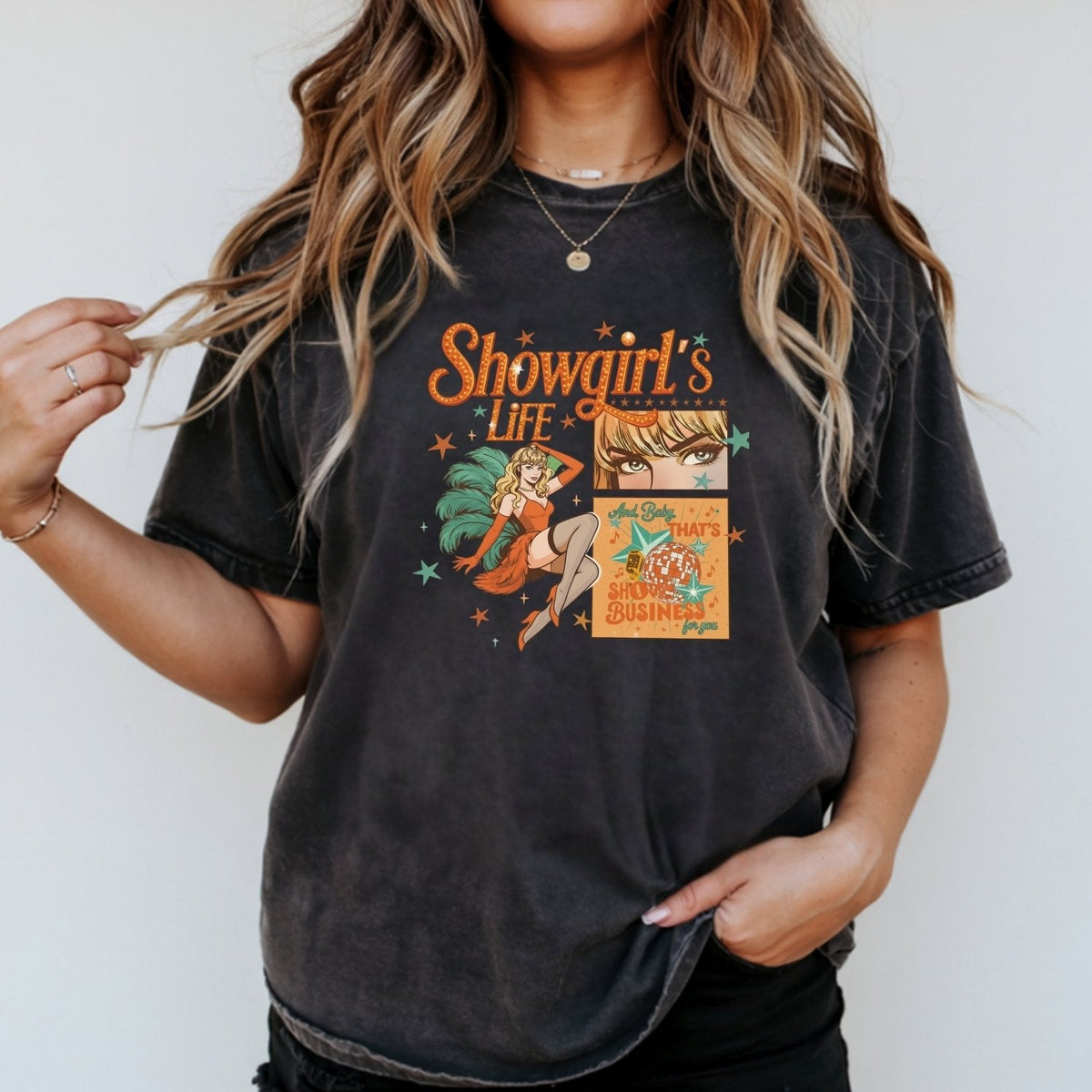 Showgirl Life Era T-Shirt – Vintage Aesthetic Graphic Tee product image 11