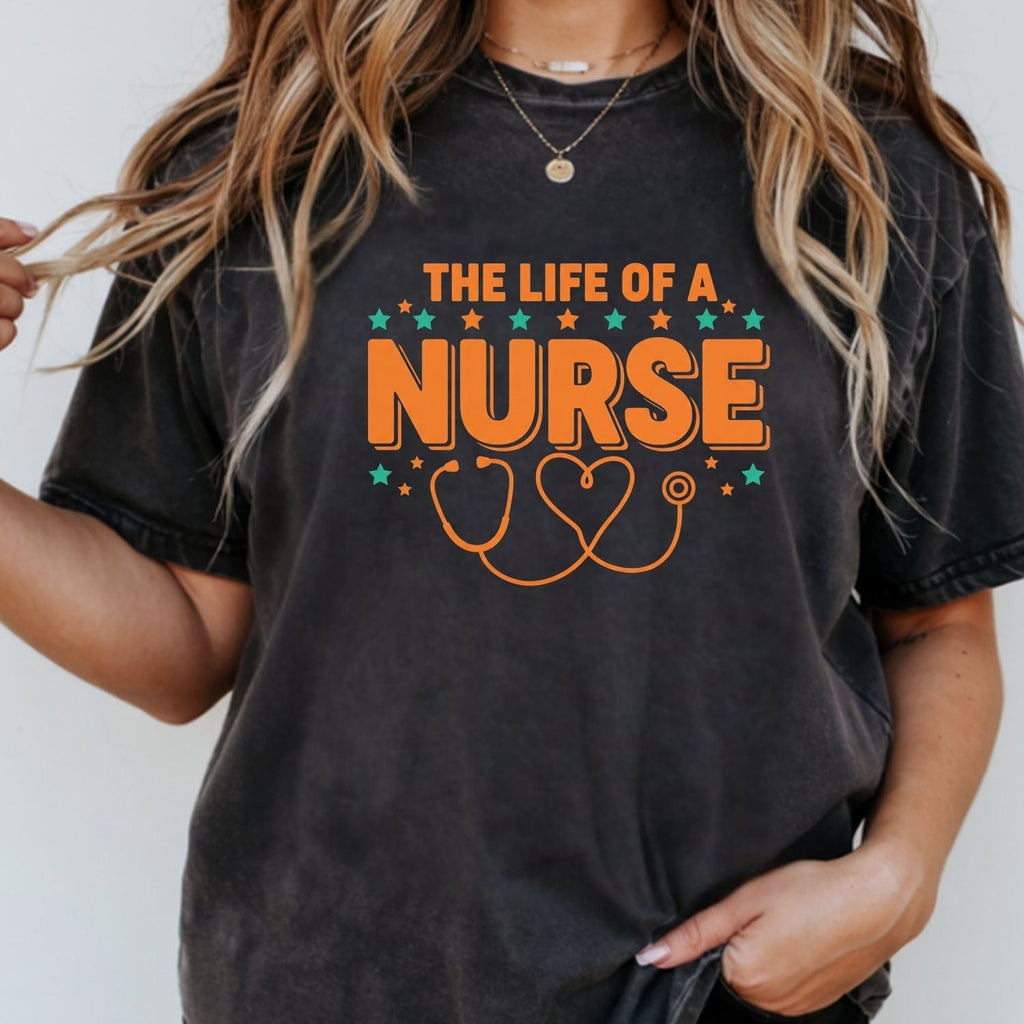 The Life of a Nurse Shirt - Showgirl Tee - Cute product image 12
