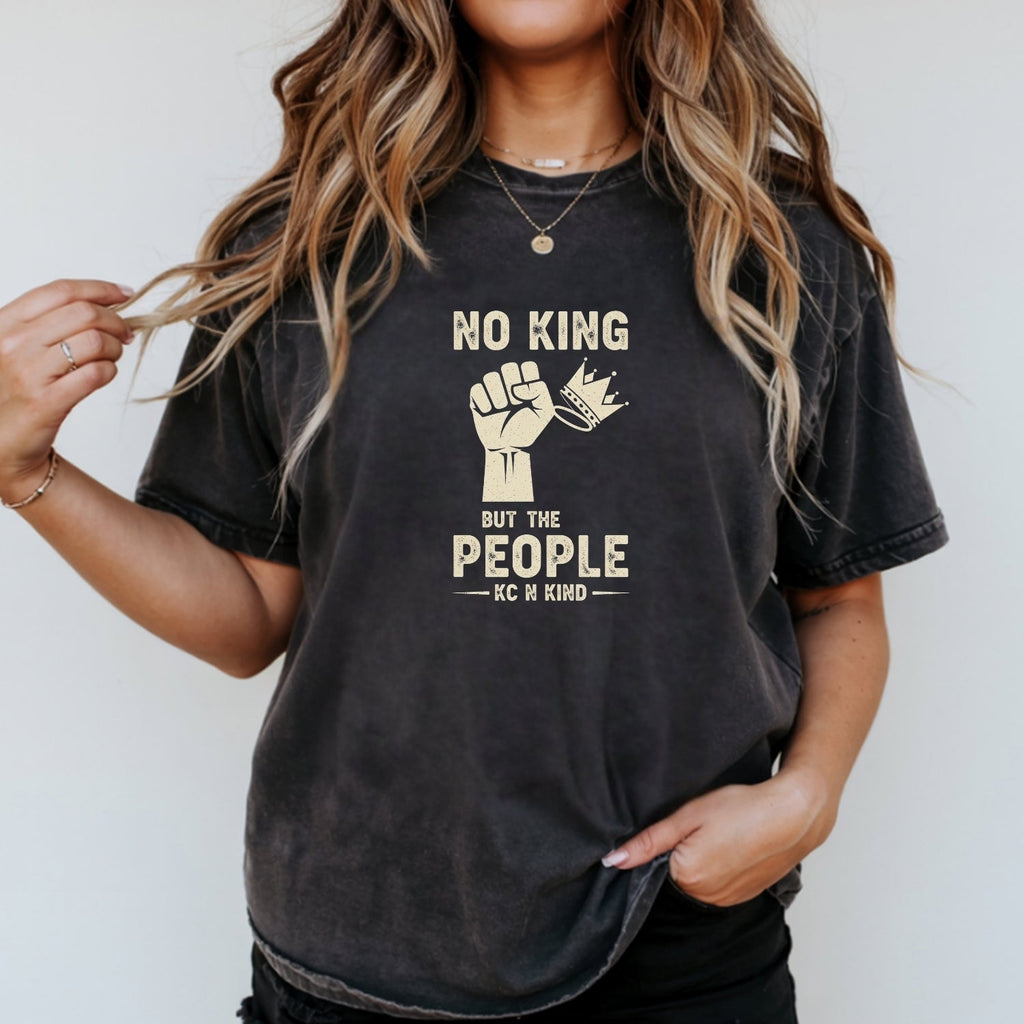No King But The People Unisex Protest T-Shirt – Freedom and product image 11