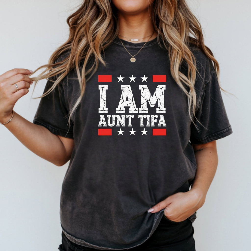 I Am Aunt Tifa Shirt – Funny Meme Graphic Tee for Aunts product image 10
