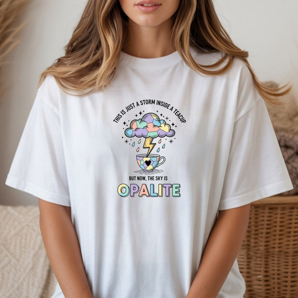 Storm in a Teacup Shirt – Opalite Sky Romantic Graphic Tee product image 5