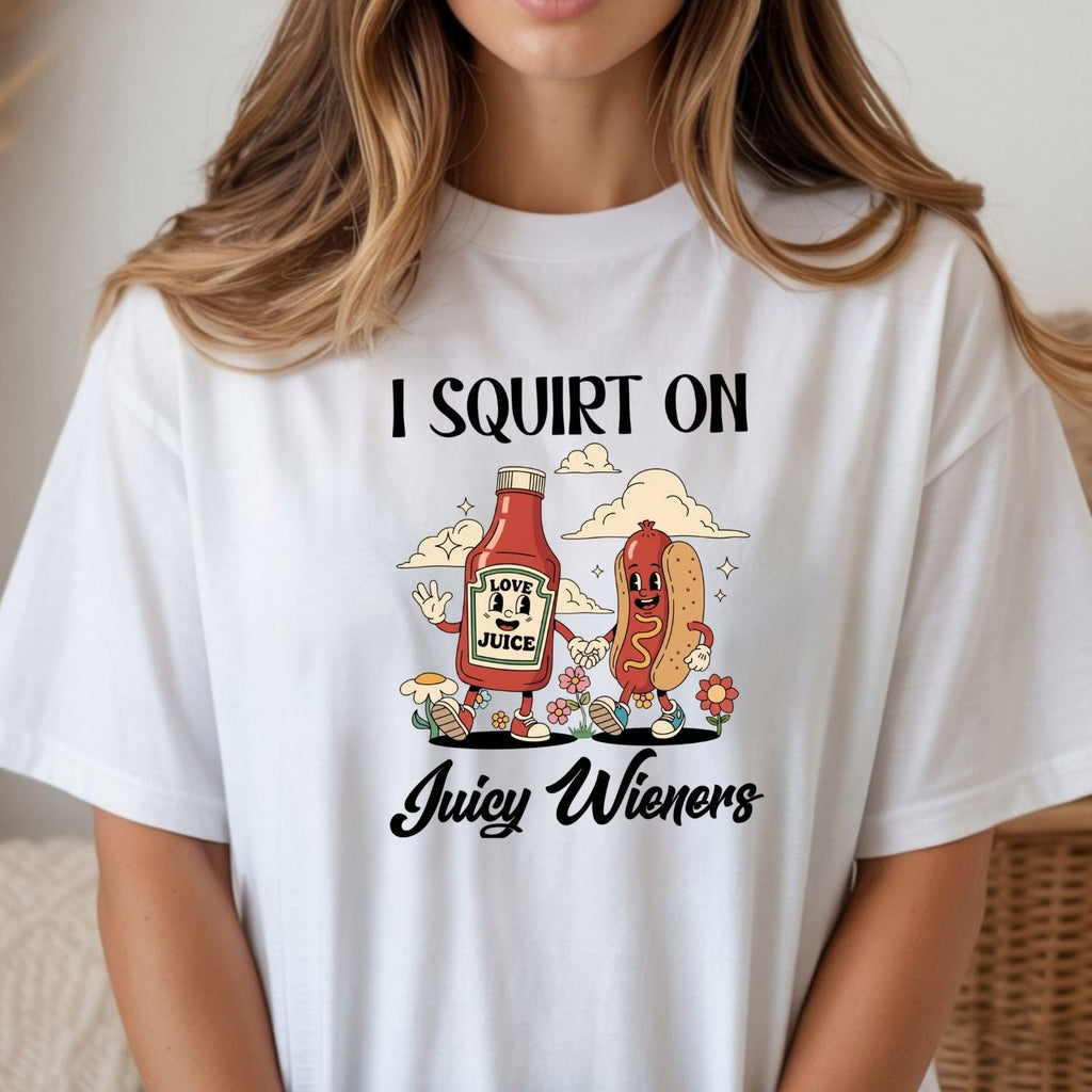 Funny Hot Dog T-Shirt - Retro Food Pun Tee - Inappropriate product image 5
