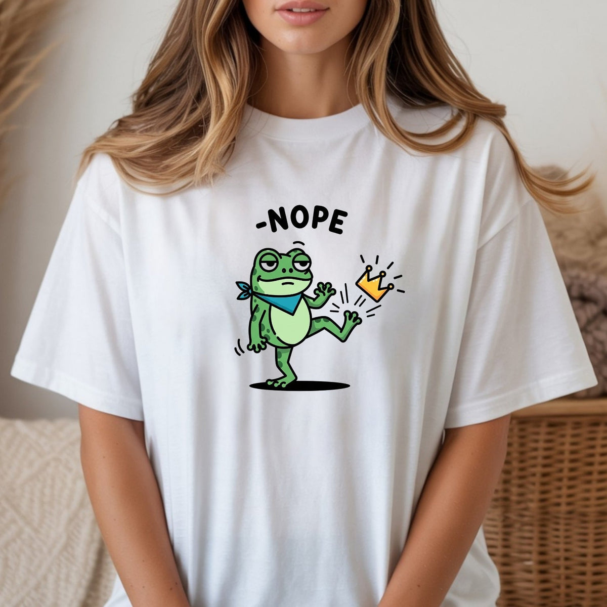 No Kings Portland Frog T-Shirt - Unisex Streetwear Graphic product image 6