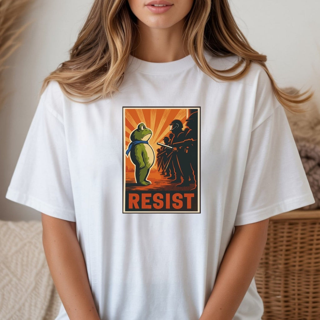 Portland Frog Shirt – Funny Rebel Graphic Tee – No Kings in product image 15