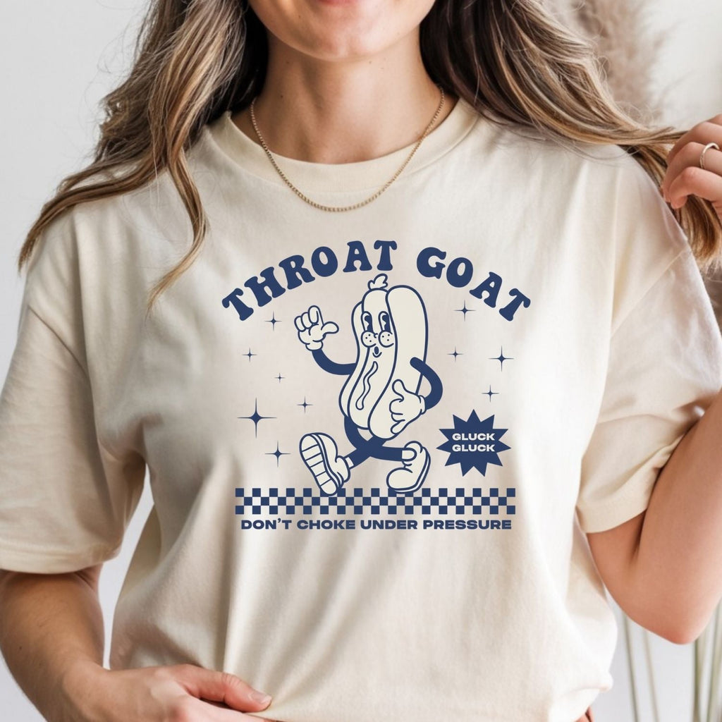 Funny Throat Goat Meme T-Shirt - Retro Inappropriate Shirt product image 6