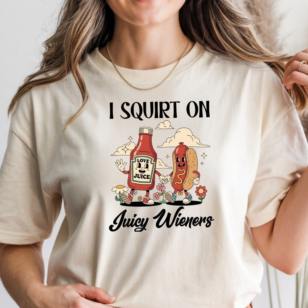 Funny Hot Dog T-Shirt - Retro Food Pun Tee - Inappropriate product image 6