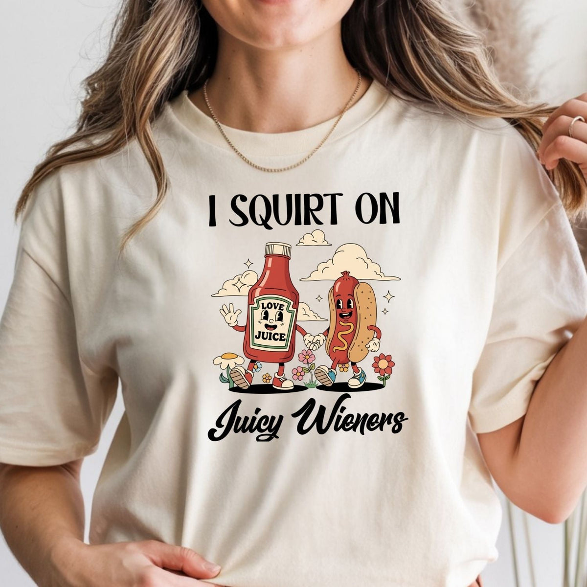 Funny Hot Dog T-Shirt - Retro Food Pun Tee - Inappropriate product image 6