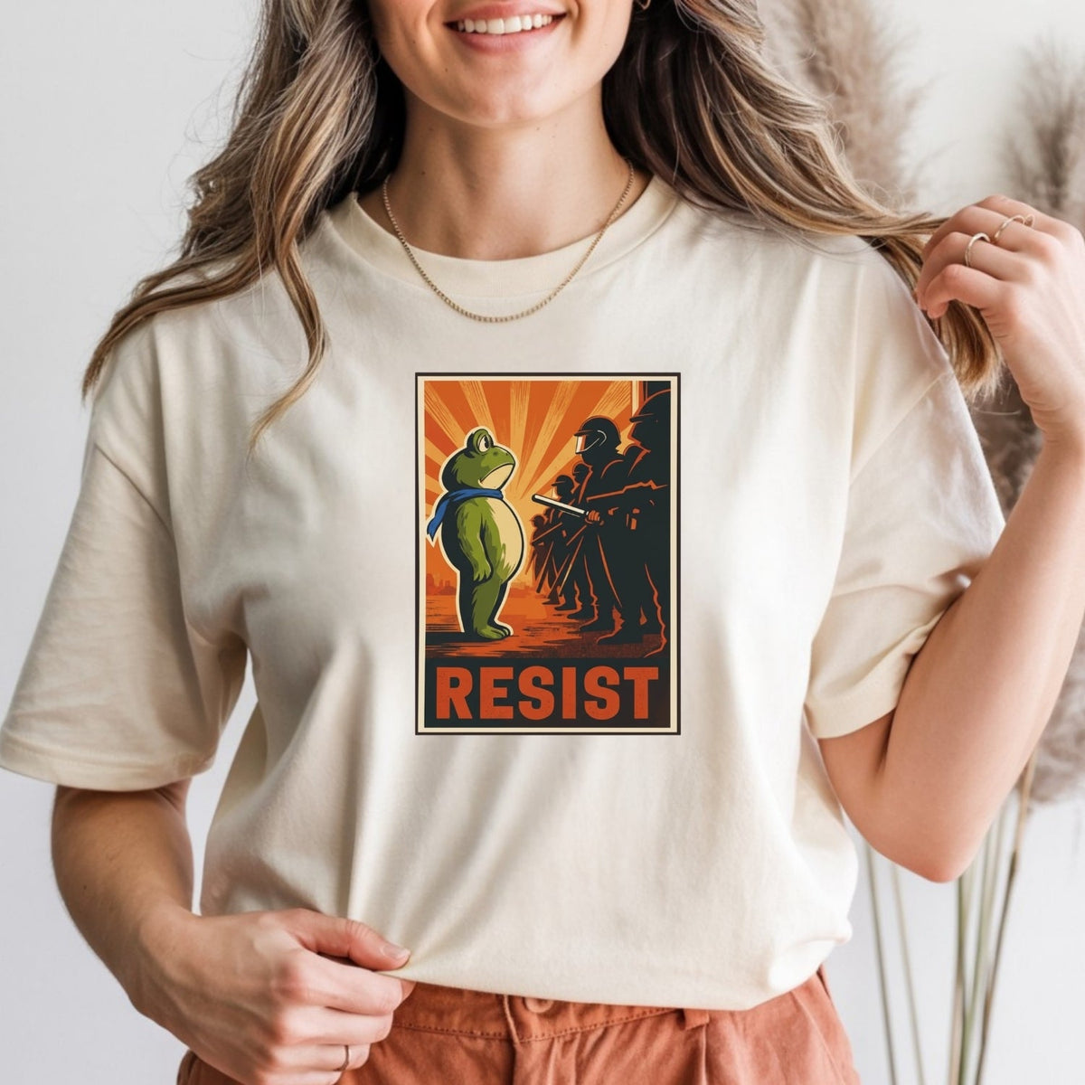 Portland Frog Shirt – Funny Rebel Graphic Tee – No Kings in product image 16