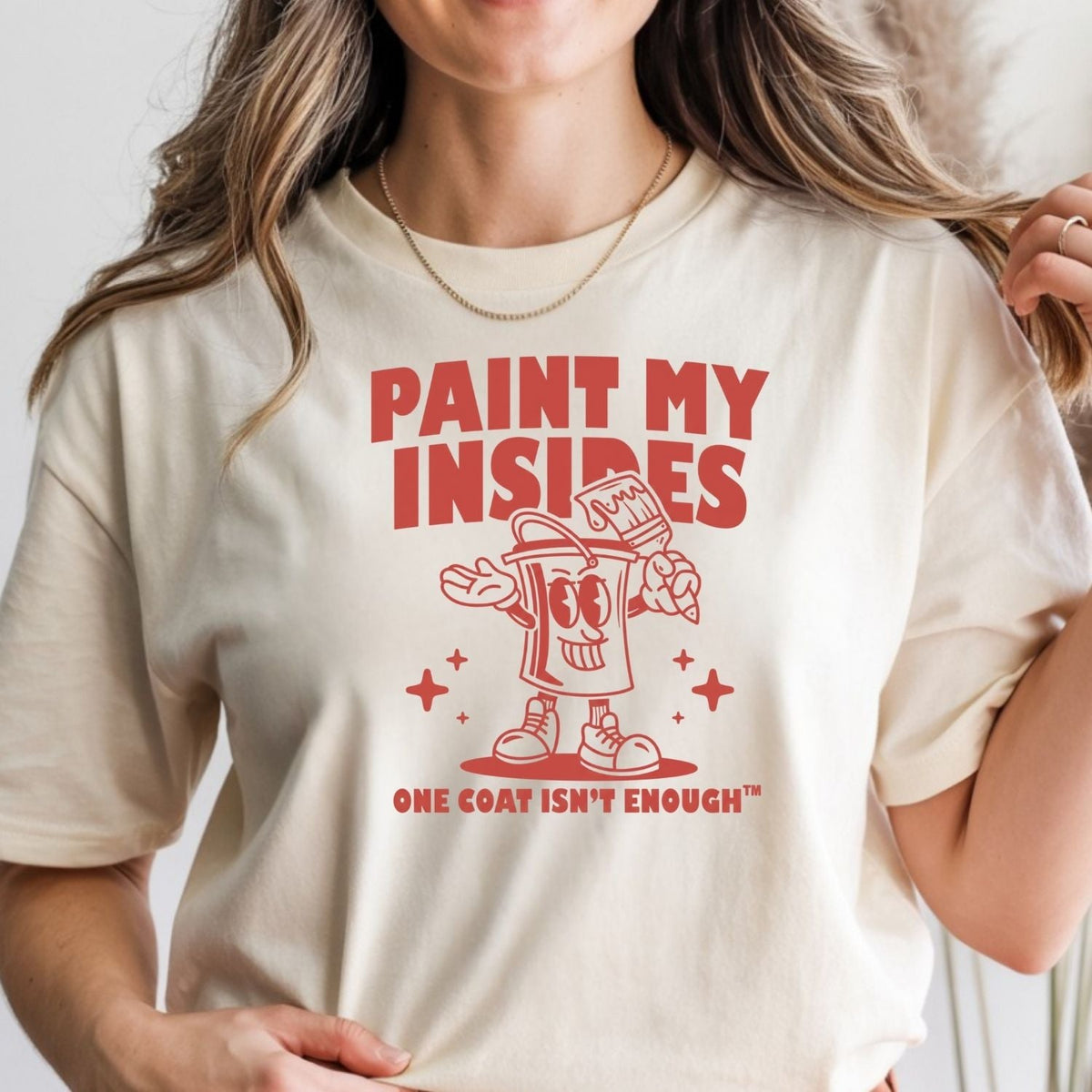 Retro Paint Can Mascot T-Shirt - Funny Art Graphic Tee product image 4