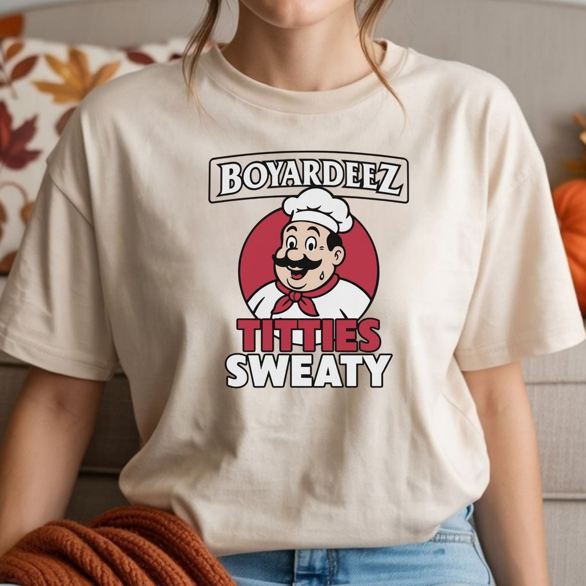Retro Funny Boyardeez Nutz Sweaty Meme T-Shirt product image 8