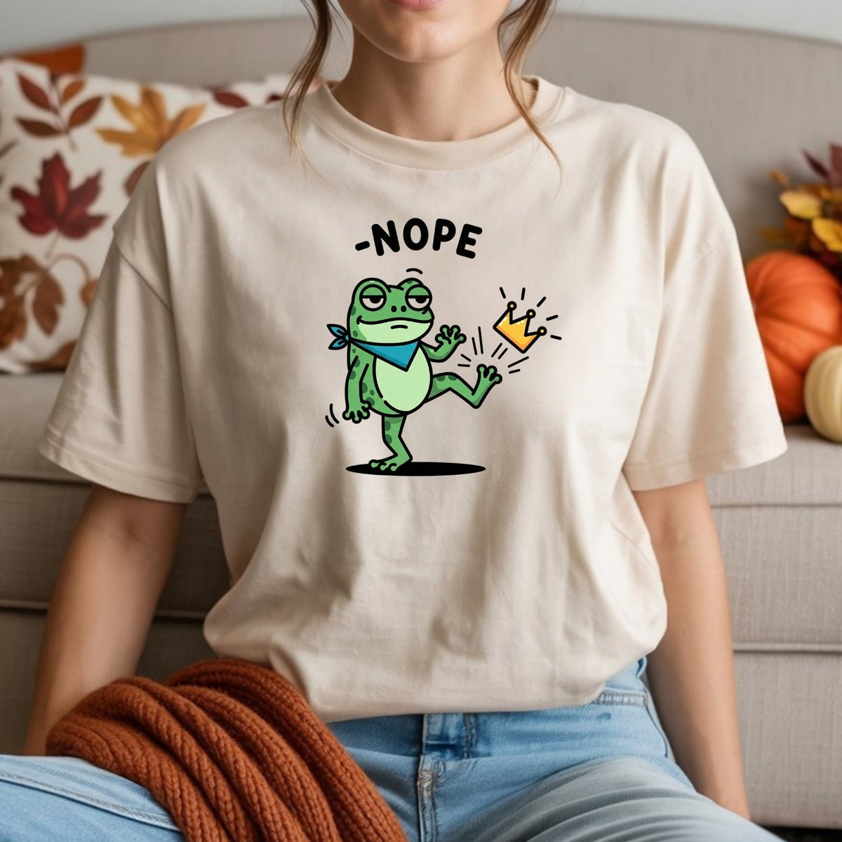 No Kings Portland Frog T-Shirt - Unisex Streetwear Graphic product image 8