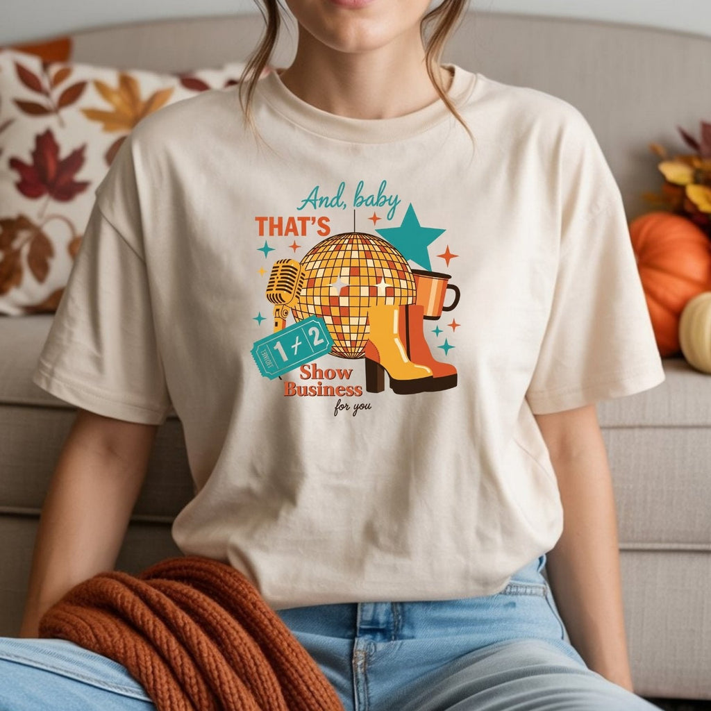 Showgirl Life T-Shirt – Retro Show Business Classic Graphic product image 10