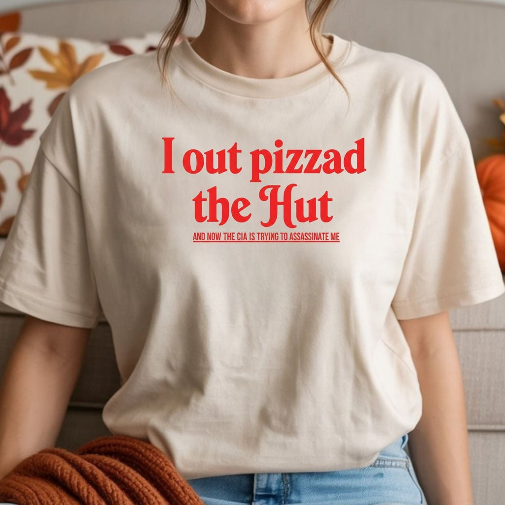 I Out Pizza the Hut CIA Meme Tee - Funny Internet Graphic product image 20