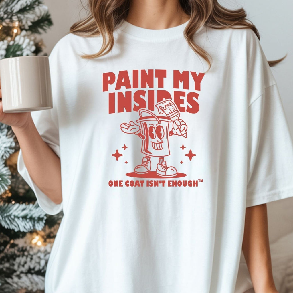 Retro Paint Can Mascot T-Shirt - Funny Art Graphic Tee product image 6
