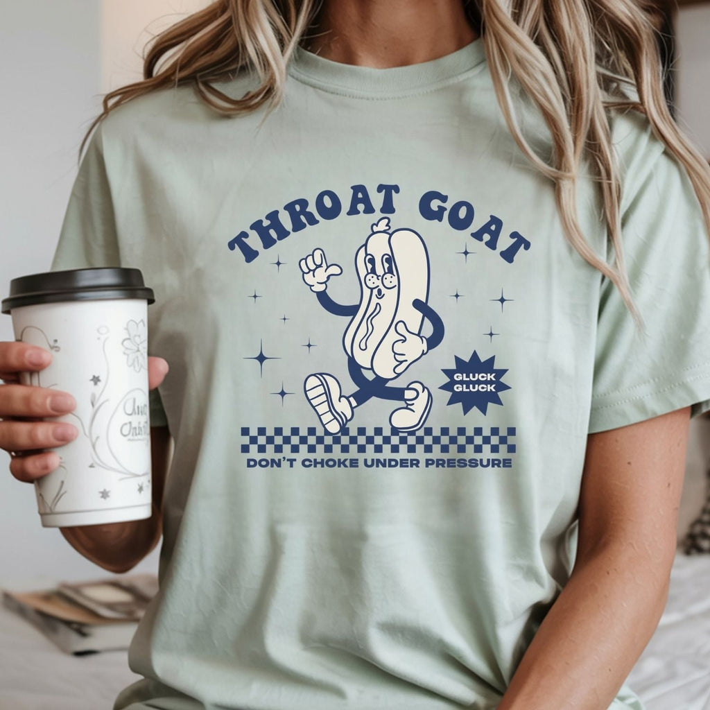 Funny Throat Goat Meme T-Shirt - Retro Inappropriate Shirt product image 8