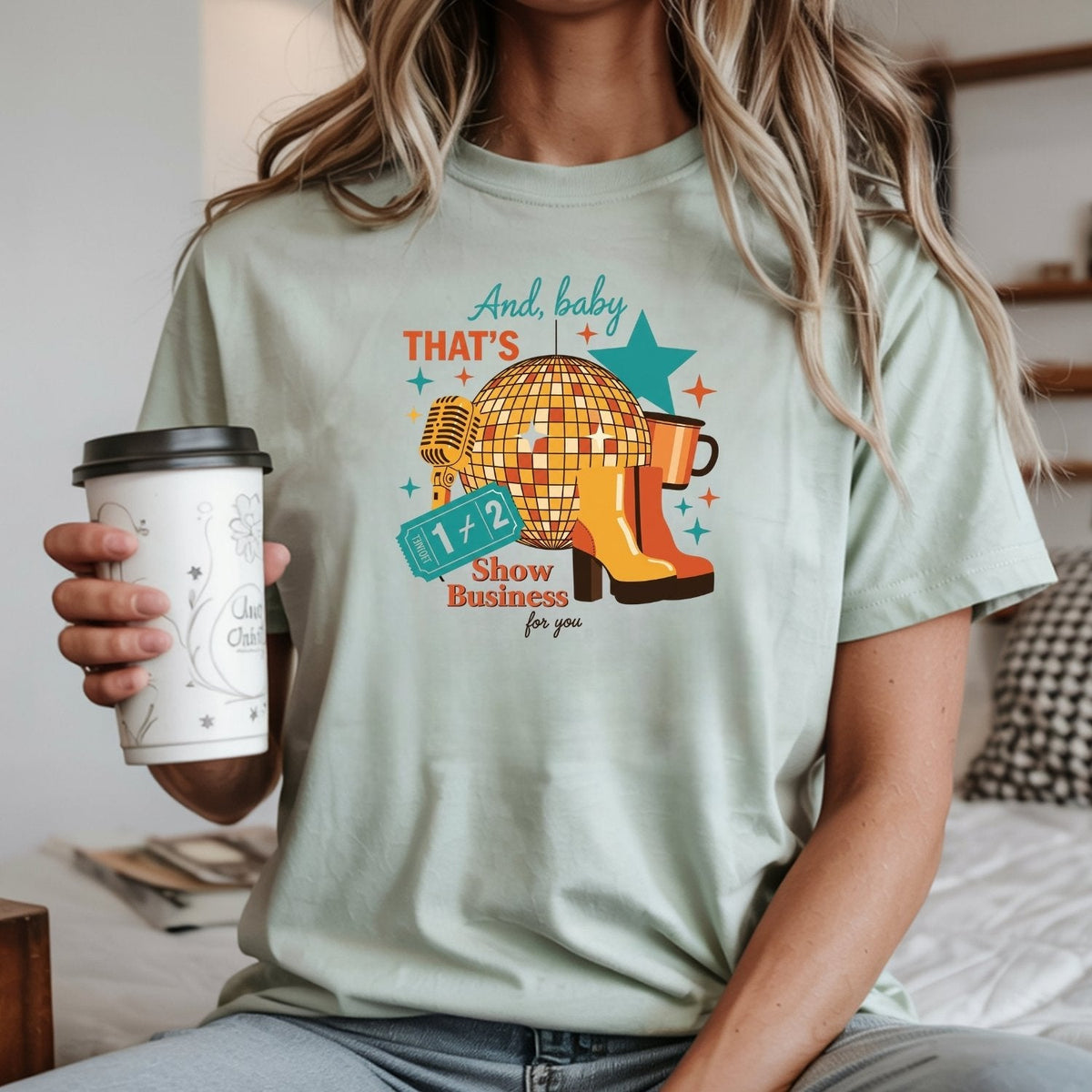 Showgirl Life T-Shirt – Retro Show Business Classic Graphic product image 12